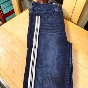 NWOT Express Denim Perfect Ankle High Rise Dark Wash Jeans Size 4 #JT2
